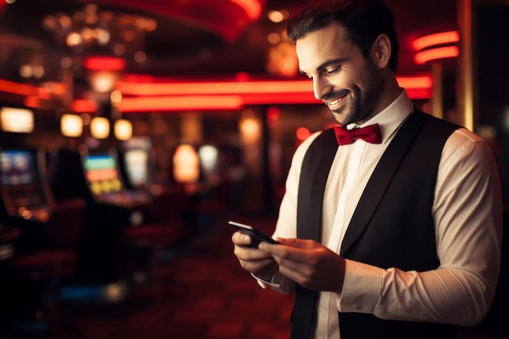 bandarsbo2 login live blackjack table viewed on mobile device with dealer video stream